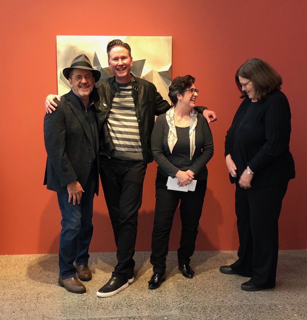 Wayne Higby,Director and Chief Curator, Alfred Ceramic Art Museum; Brian Whisenhunt, Executive Director Rockwell Museum of American Art and MANY Board Member; Erika Sanger, and Susan Kowalczyk, Curator of Collections and Director of Research, Alfred Ceramic Museum